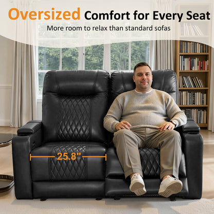Power Reclining Loveseat,Home Theater Seating, HTS830