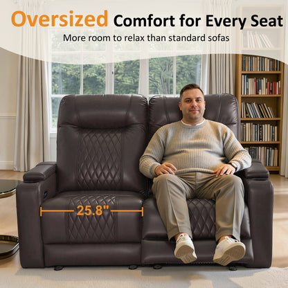 Power Reclining Loveseat,Home Theater Seating, HTS830
