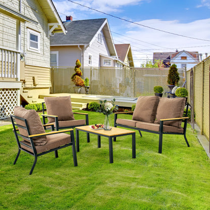 4 Pieces Patio Furniture Sets, PF05
