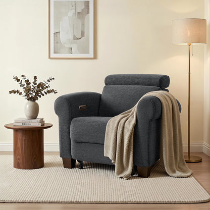 Wall Hugger Power Recliner Chair for Small Spaces, RV & Living Room HL164