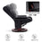 MCombo Swivel Recliners with Ottoman, Reclining TV Chairs with Vibration Massage, Faux Leather Ergonomic Lounge Chair for Living Room Bedroom 4832