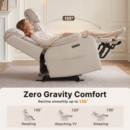 64 in Oversized Reclining Loveseat with Heat & Massage 6711