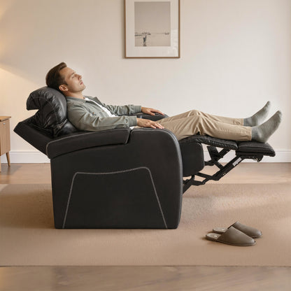 Power Recliner Chair, Home Theater Seating, Faux Leather HTS400