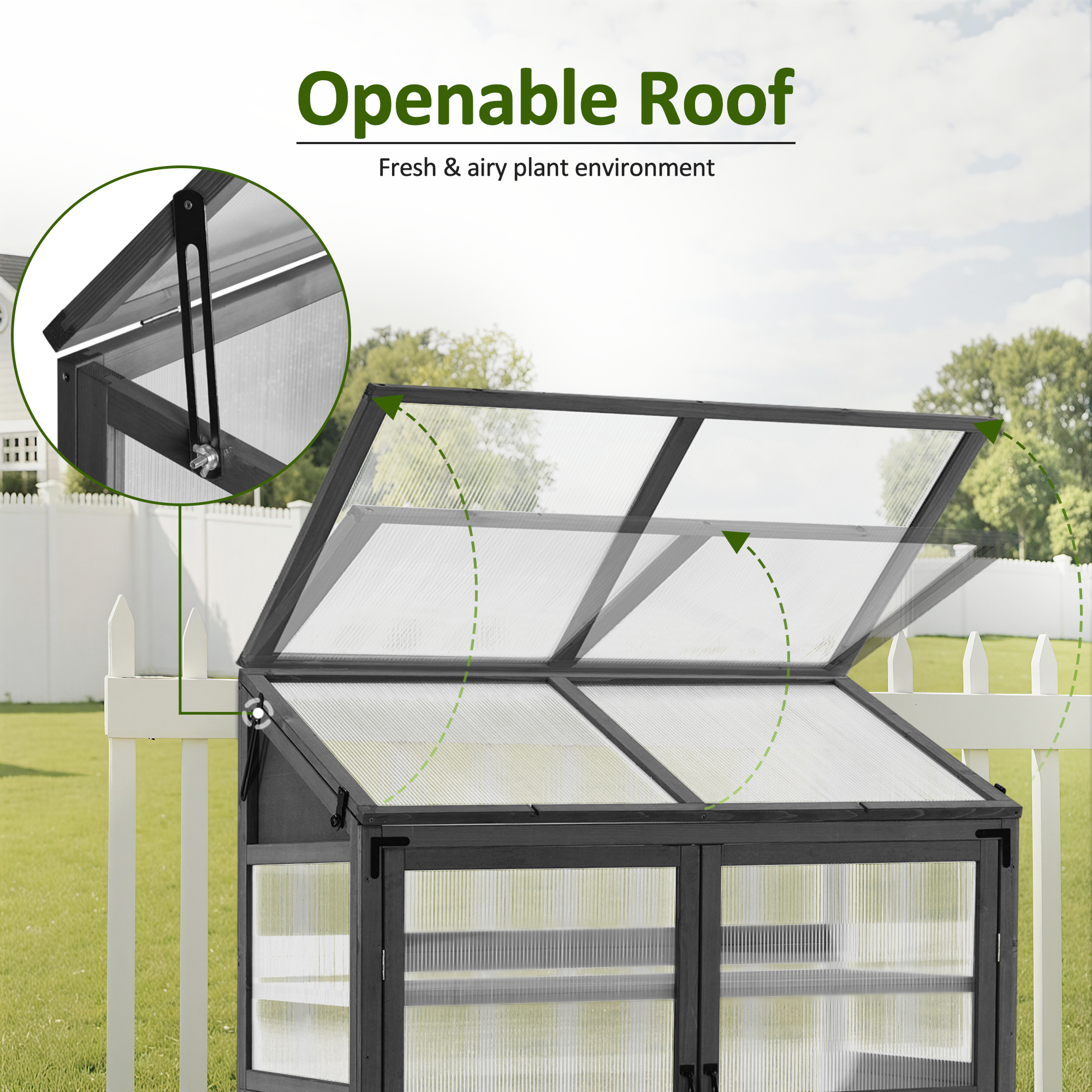 Large Cold Frame Greenhouse, 1344