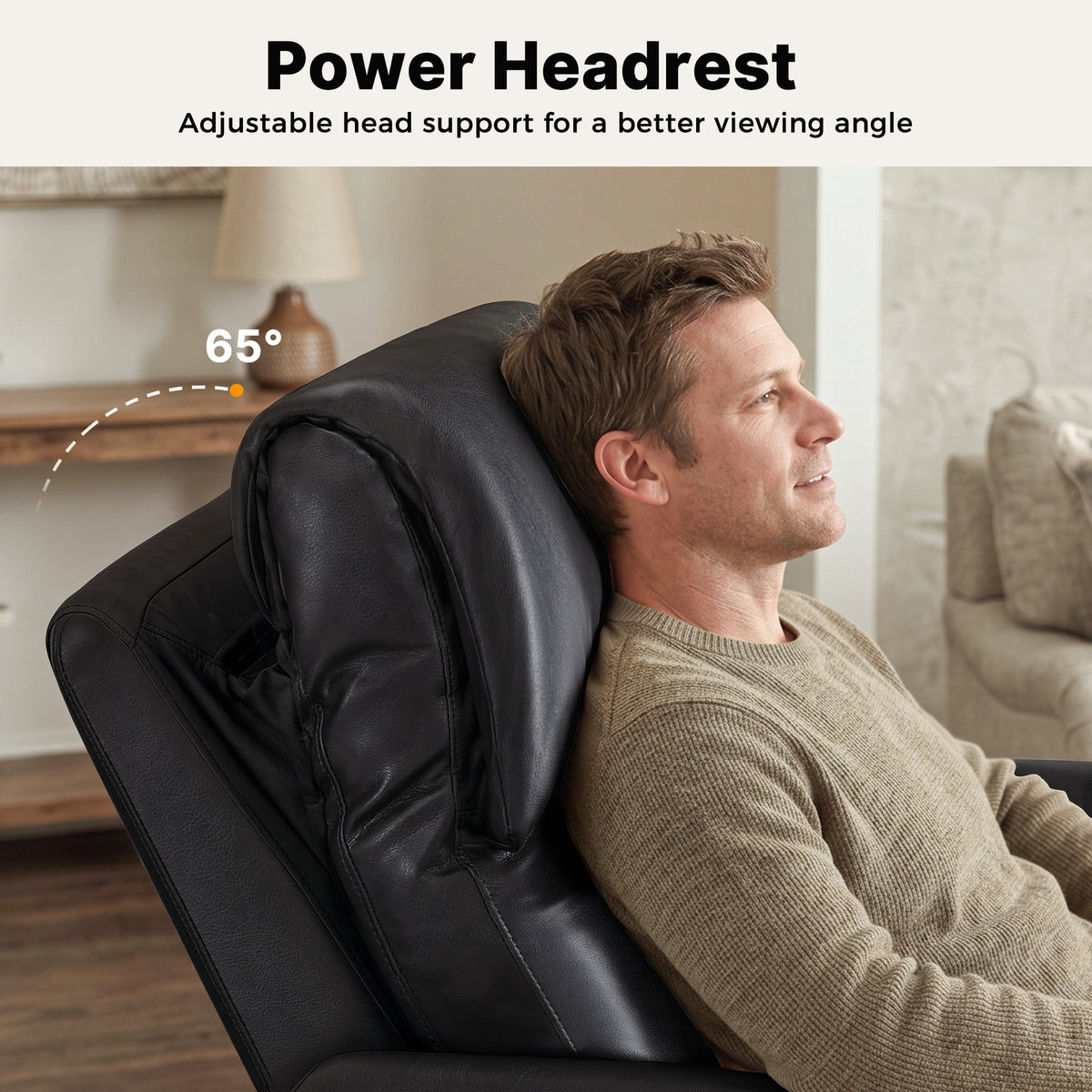 Wall Hugger Recliner Chair for RV, Theater Seating, HTS859