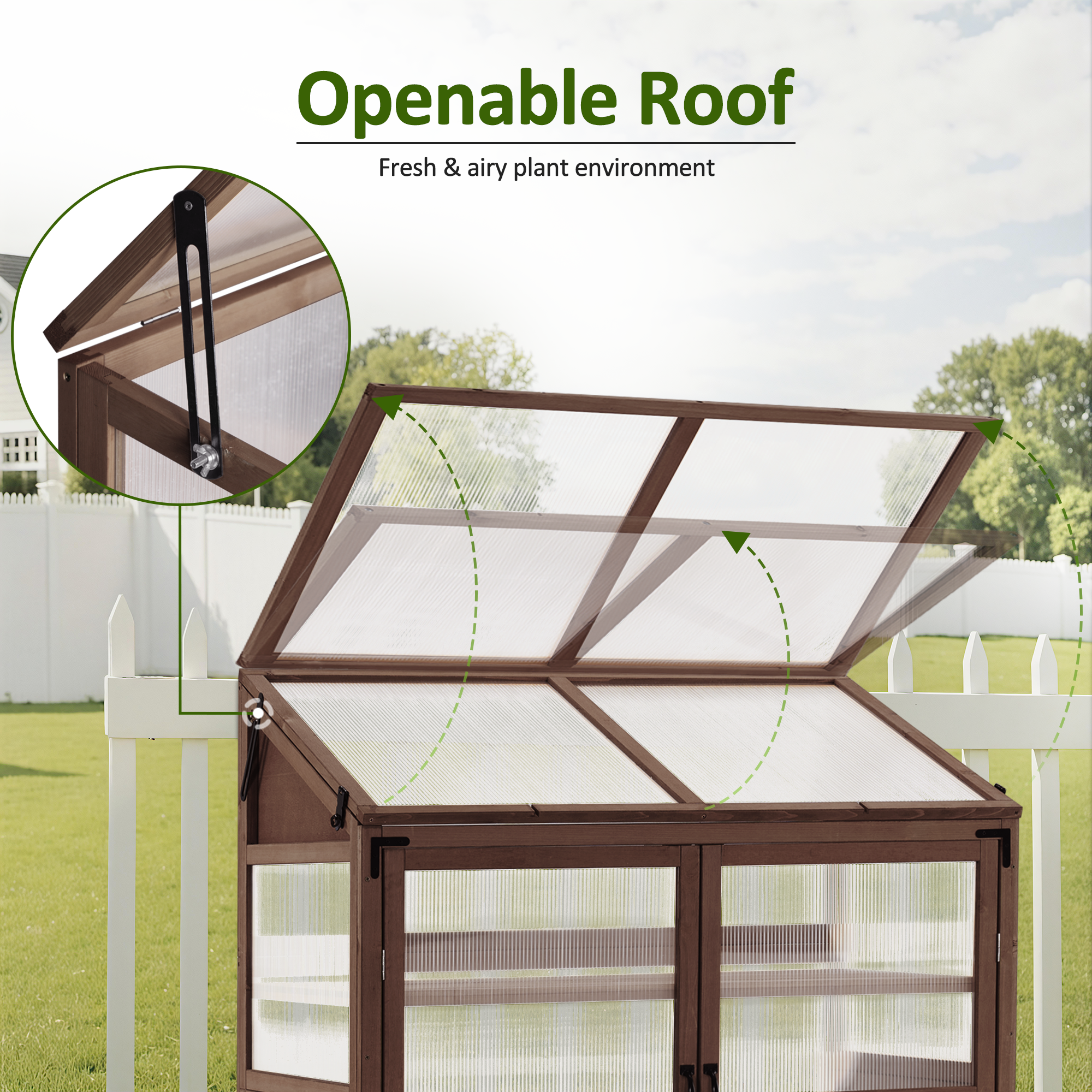 Large Cold Frame Greenhouse, 1344