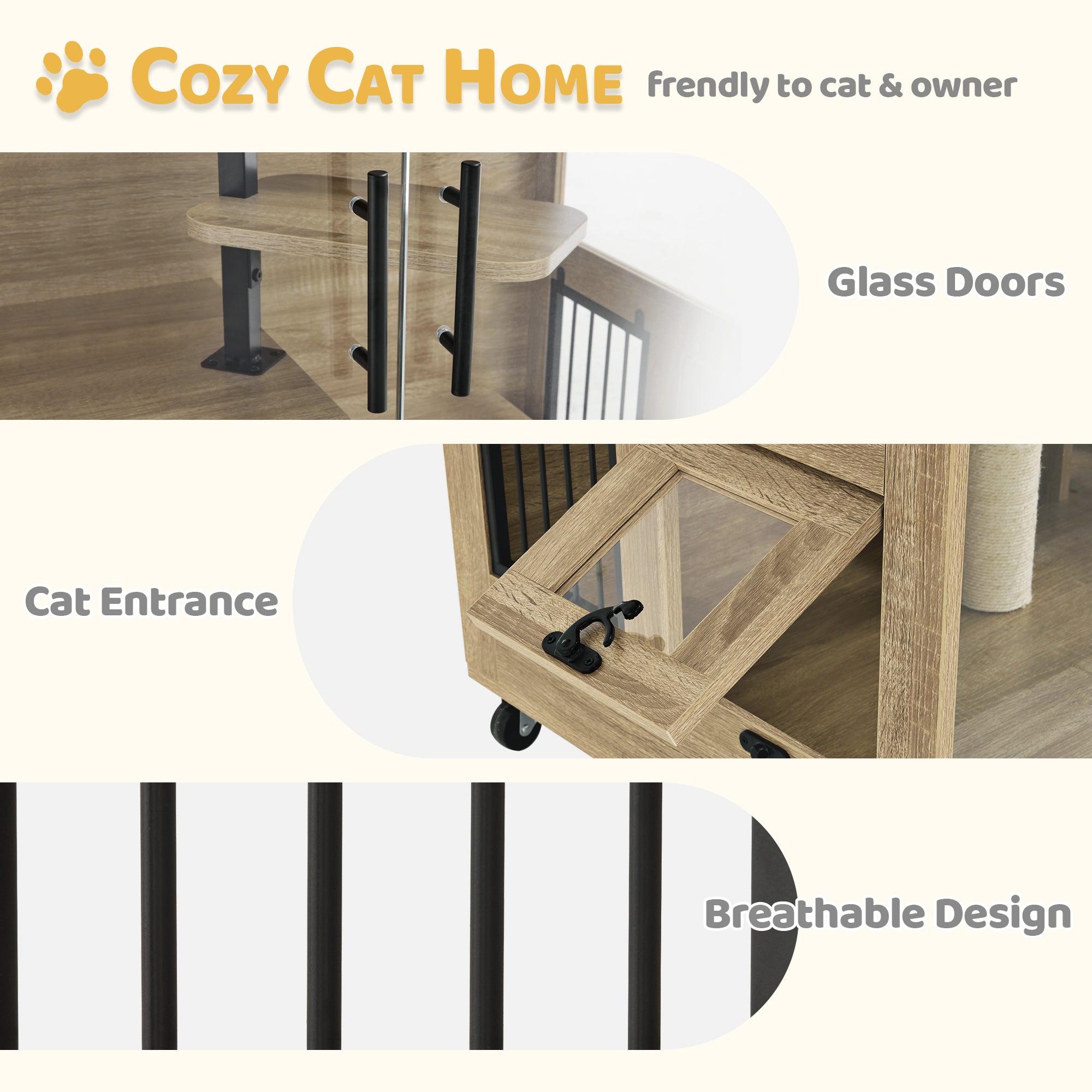 Cat House Villa for Cats/Kittens, GC11