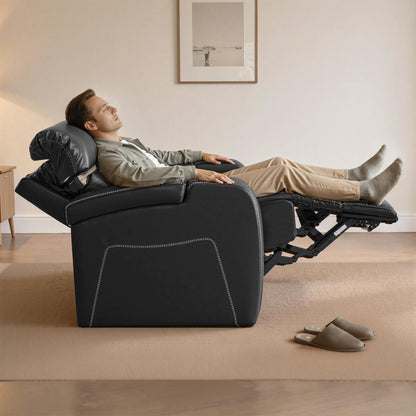 Power Recliner Chair, Home Theater Seating, Faux Leather HTS400