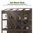 Mcombo Wooden Greenhouse, Walk-in Outdoor Greenhouse with Openable Roof and Lockable Door, 0899
