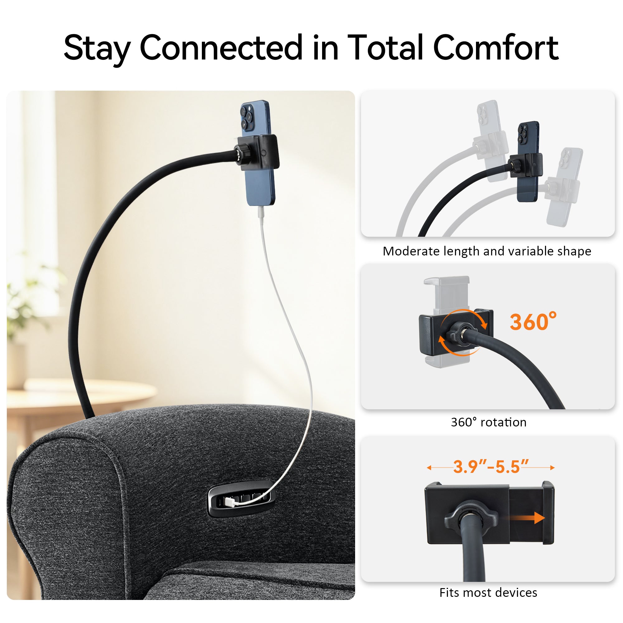 Triple Motor Power Swivel Rocker Recliner with Adjustable Headrest & Extended Footrest, Fabric PR638