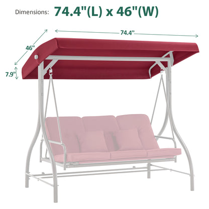 Porch Swing Canopy Replacement Cover, 4068