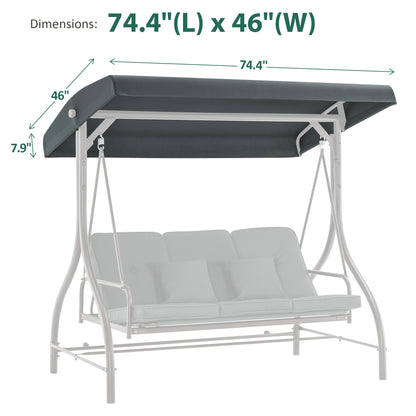 Porch Swing Canopy Replacement Cover, 4068