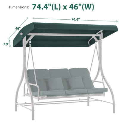 Porch Swing Canopy Replacement Cover, 4068
