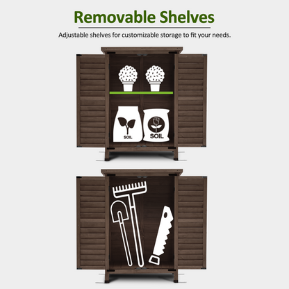 Small Outdoor Storage Cabinet, 0985