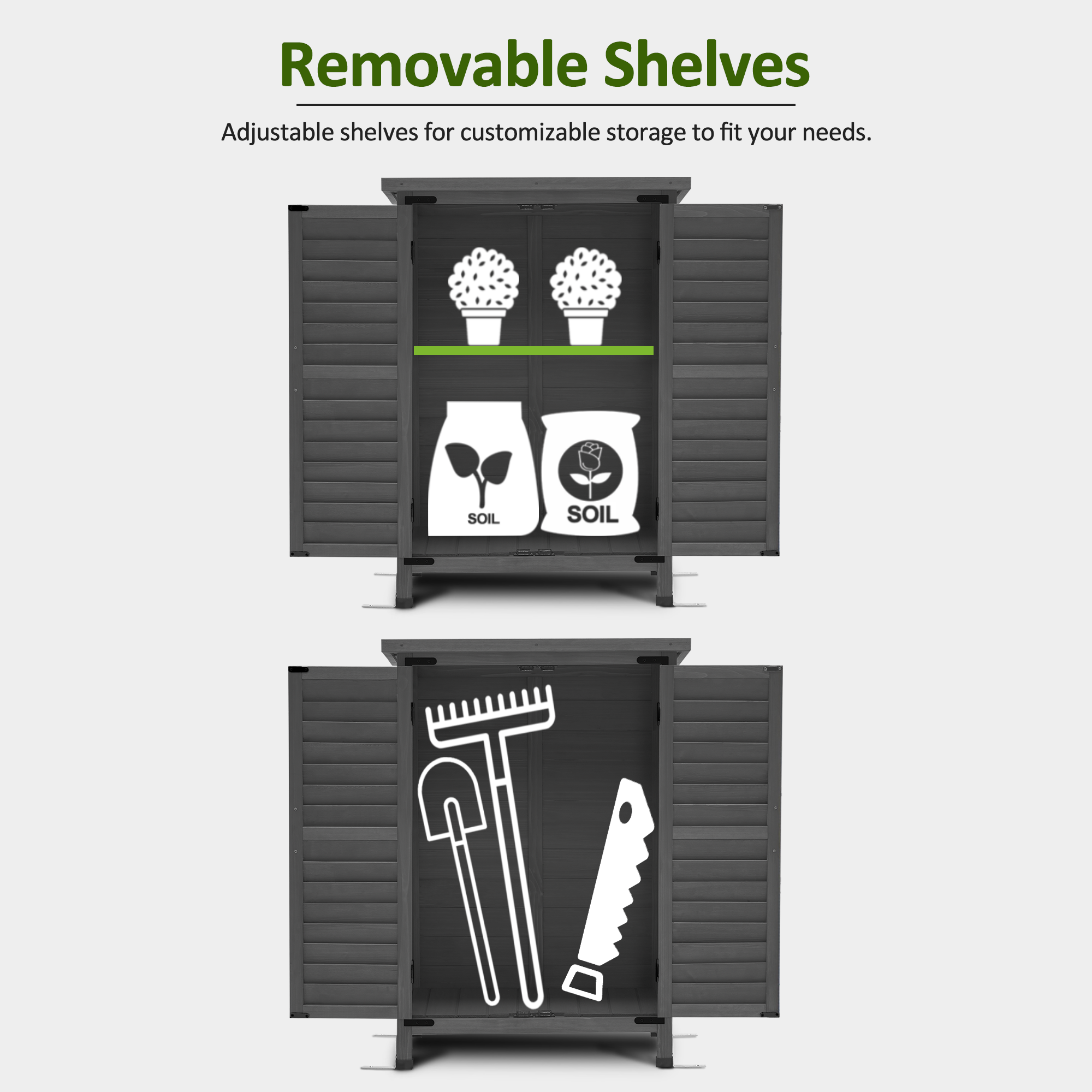 Small Outdoor Storage Cabinet, 0985