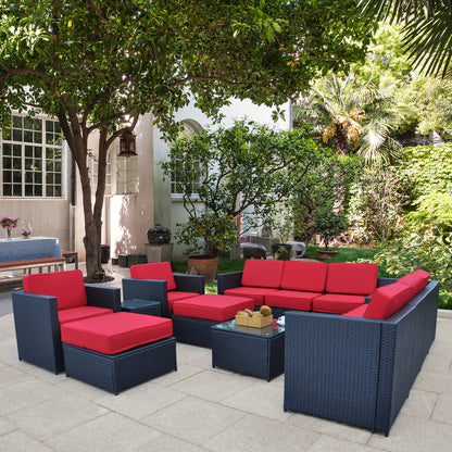 Replacment Cushion Covers for 13PC Wicker Sectional Sofa