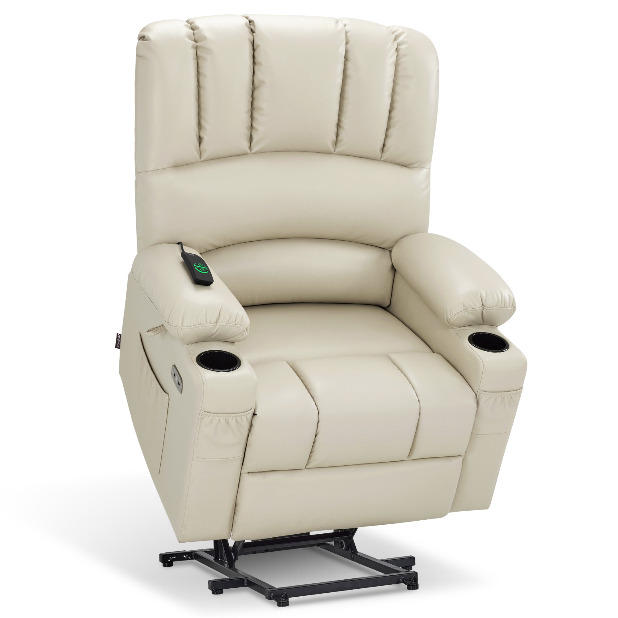 Power Lift Recliner Chair for Elderly, Massage and Heat, Faux Leather 7095|7099|R7092|R7096