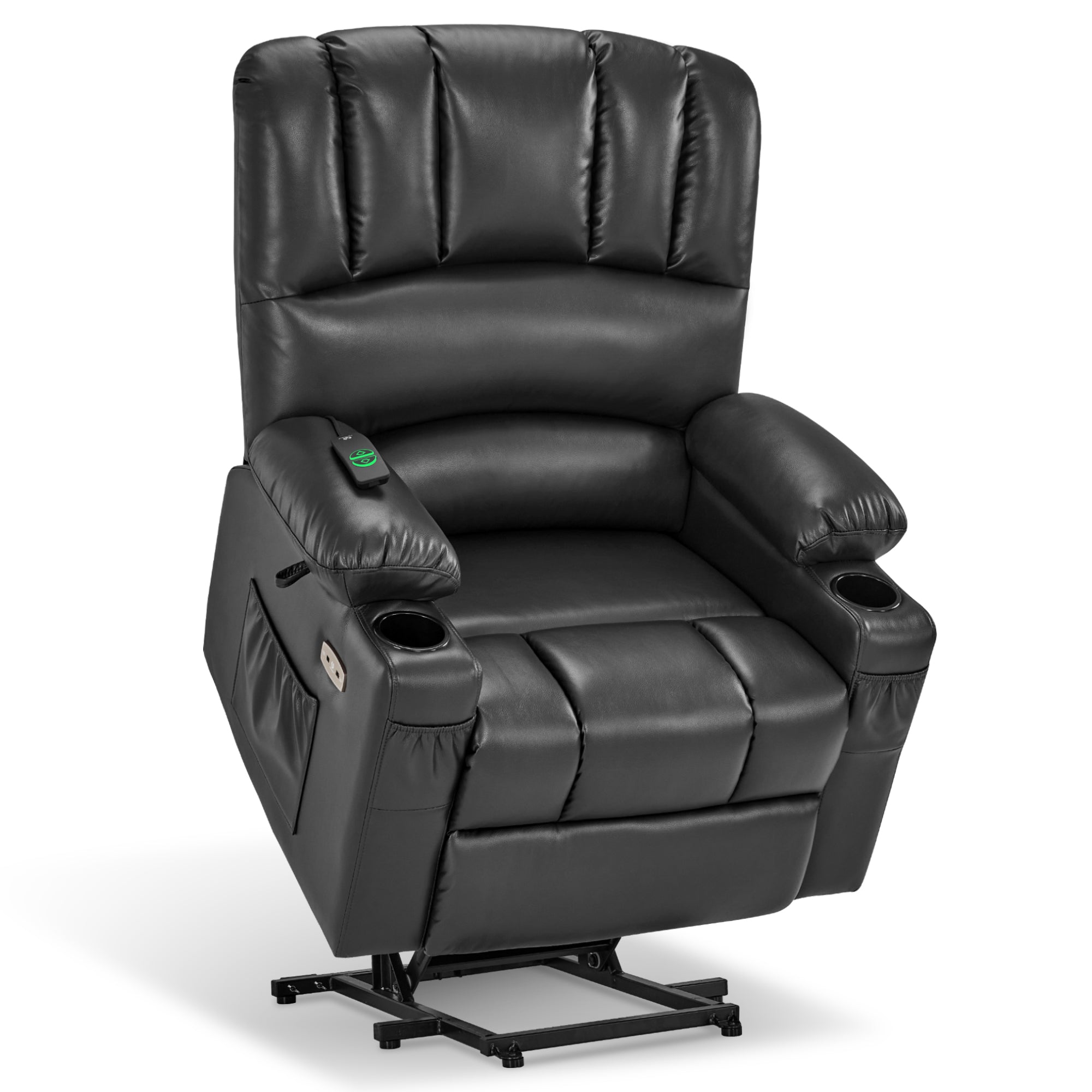 Power Lift Recliner Chair, Massage and Heat, Faux Leather 7095|7099|R7092|R7096
