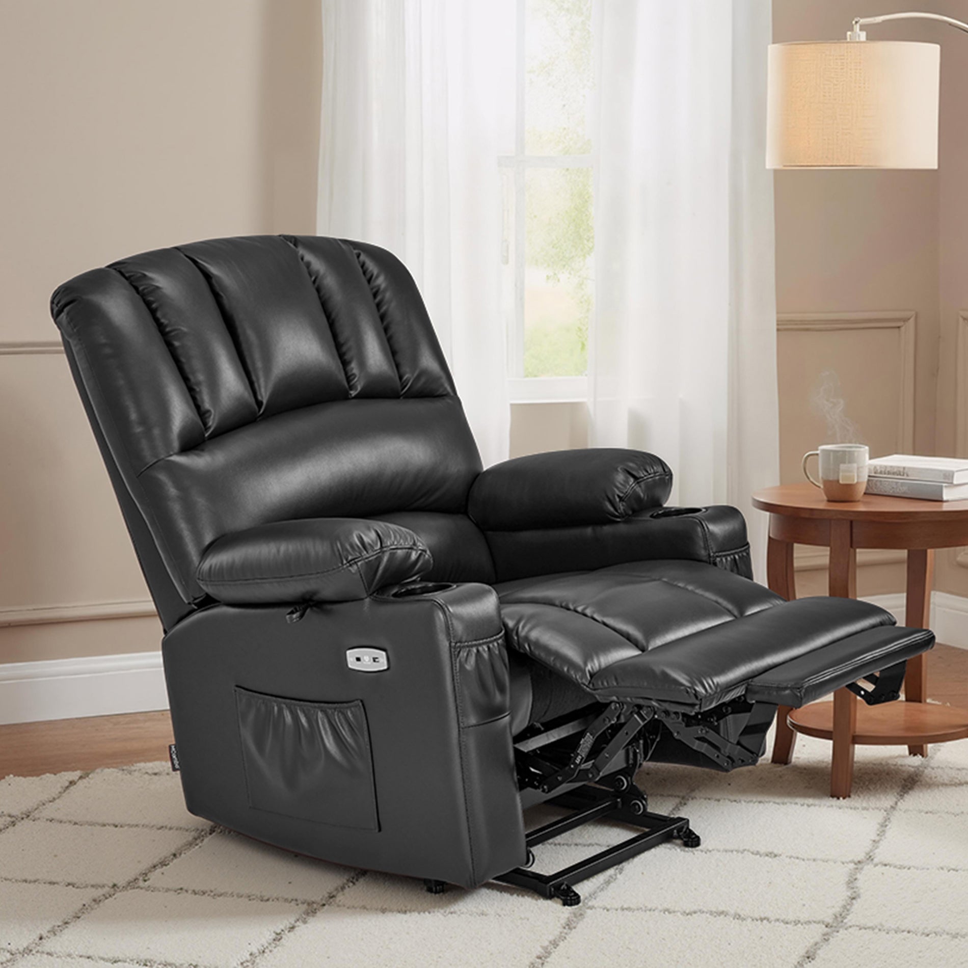 Power Lift Recliner Chair, Massage and Heat, Faux Leather 7095|7099|R7092|R7096