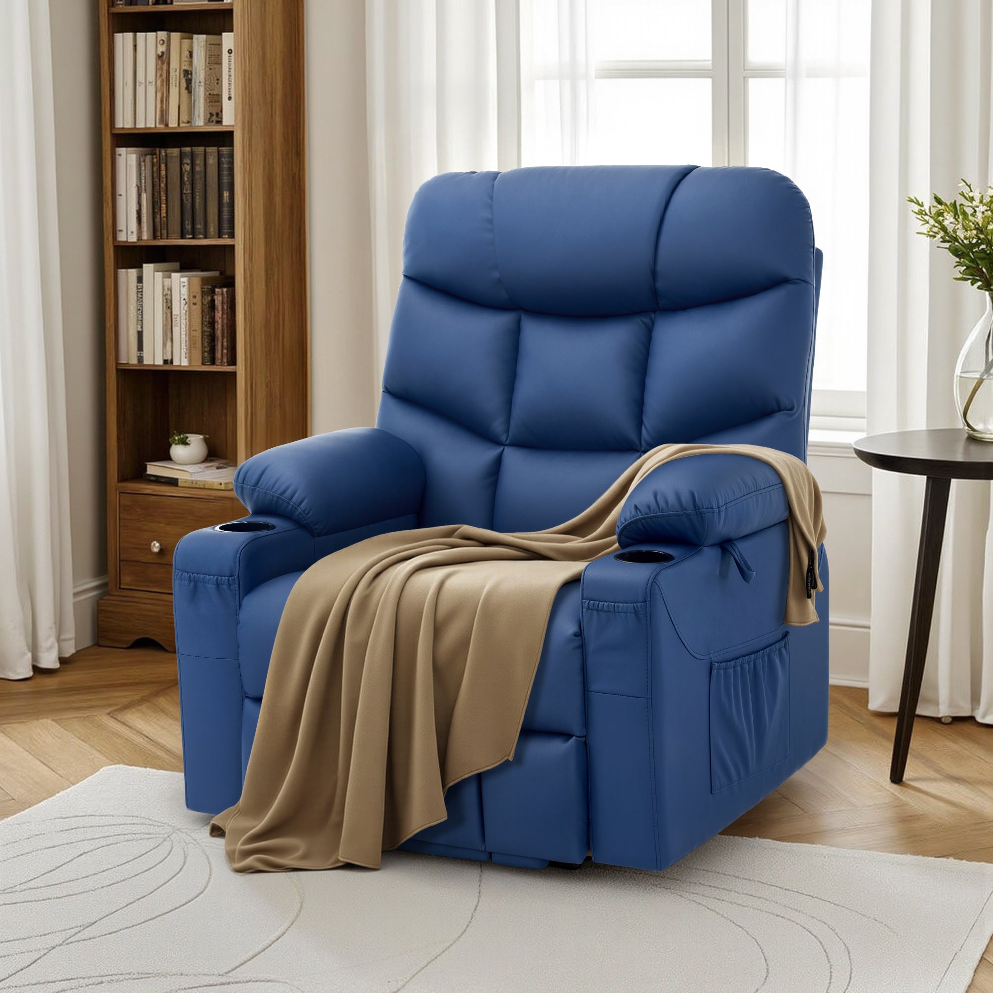 Power Lift Recliner Chair for Elderly, Faux Leather 7287|R7289