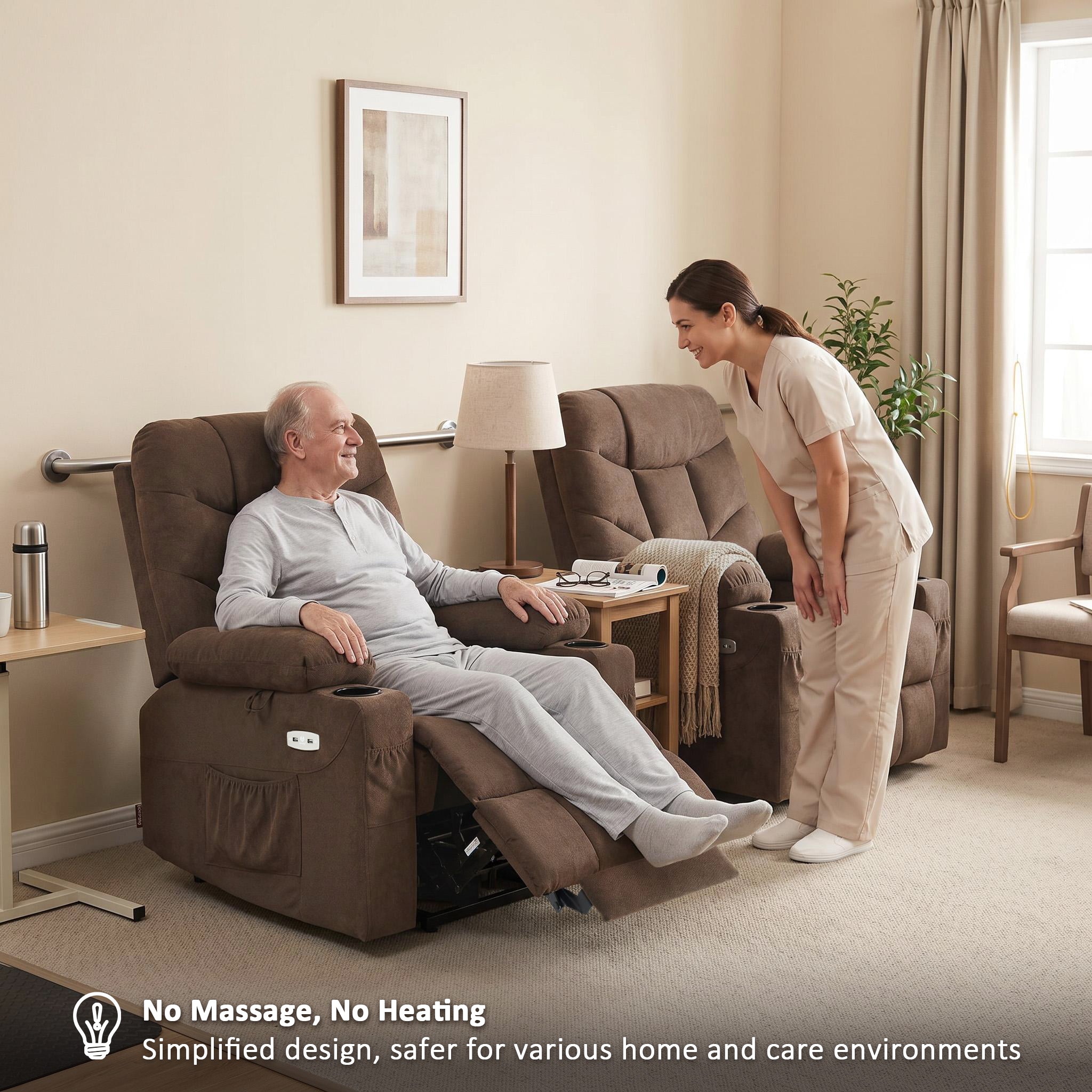 Power Lift Recliner Chair for Elderly, Fabric 7283|7281|7287|R7289|R7399