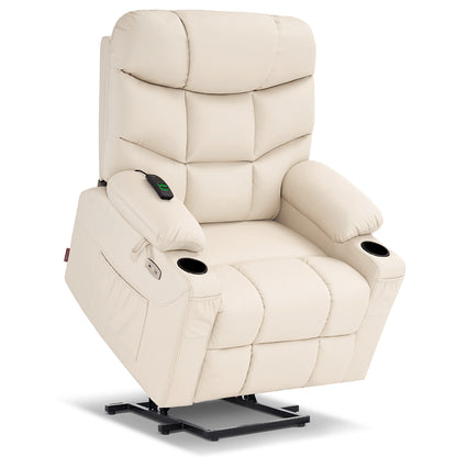 Power Lift Recliner Chair for Elderly, Faux Leather 7287|R7289