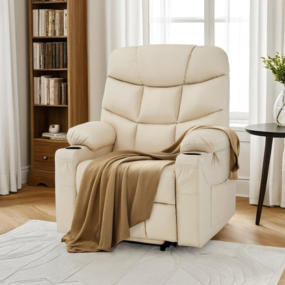 Power Lift Recliner Chair for Elderly, Faux Leather 7287|R7289