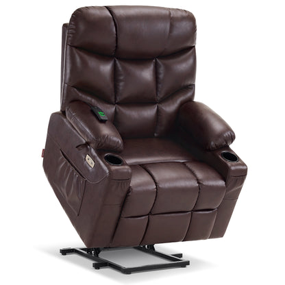 Power Lift Recliner Chair for Elderly, Faux Leather 7287|R7289