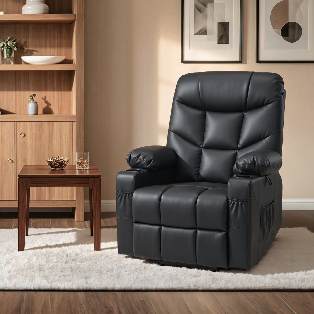 Power Lift Recliner Chair for Elderly, Faux Leather 7287|R7289|7283