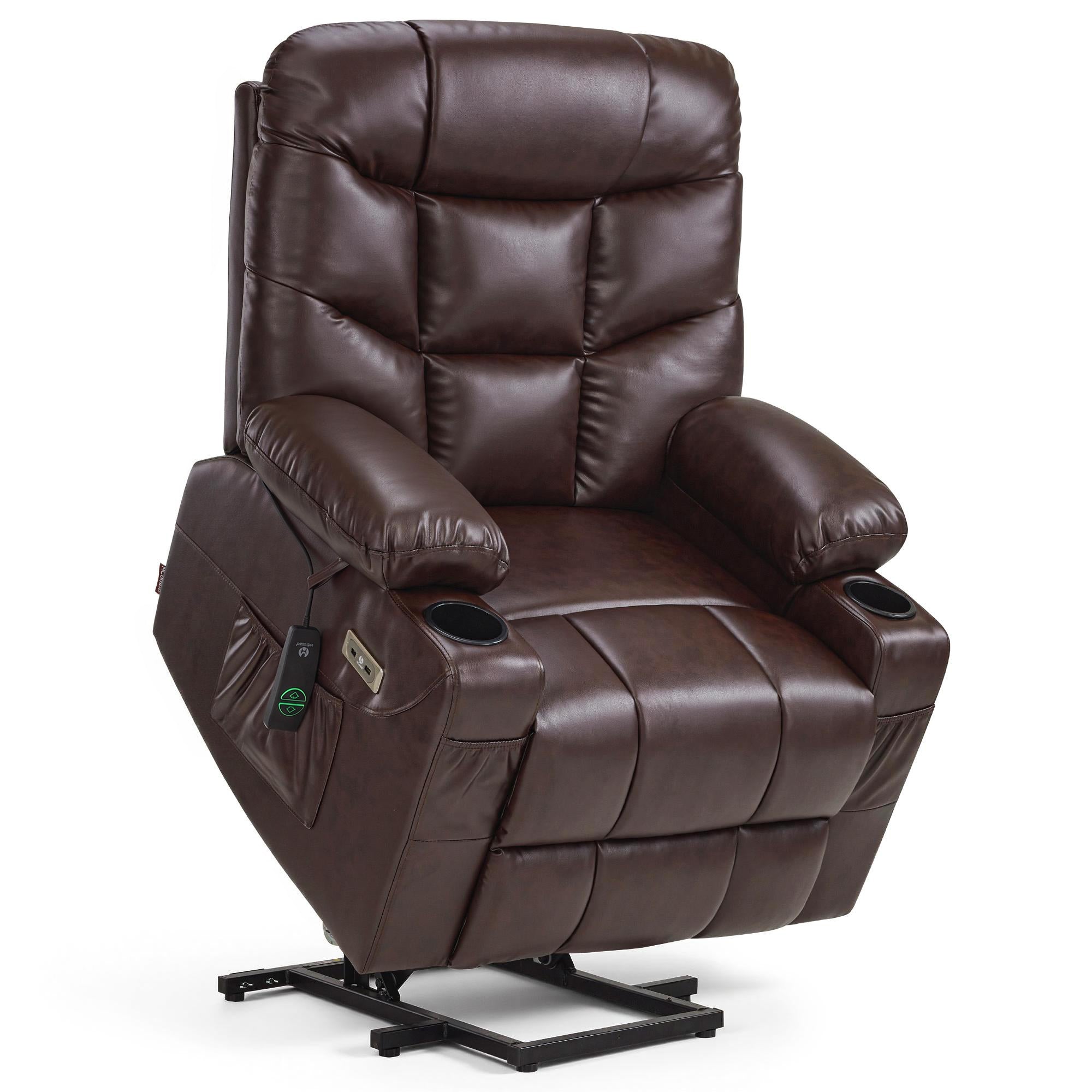 Power Lift Recliner Chair for Elderly, Faux Leather 7287|R7289