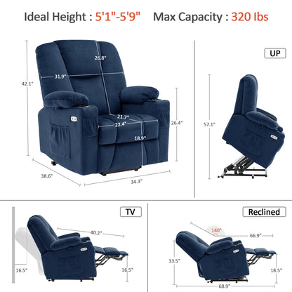 Power Lift Recliner Chair for Elderly, 7507