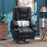 Mcombo Power Lift Recliner Chair with Massage and Heat for Elderly, Extended Footrest, 3 Positions, Lumbar Pillow, Cup Holders, USB Ports, Faux Leather Medium(#7519)
