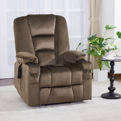 Power Lift Recliner Chair, Massage and Heat, Fabric 7549|R7541|R7561