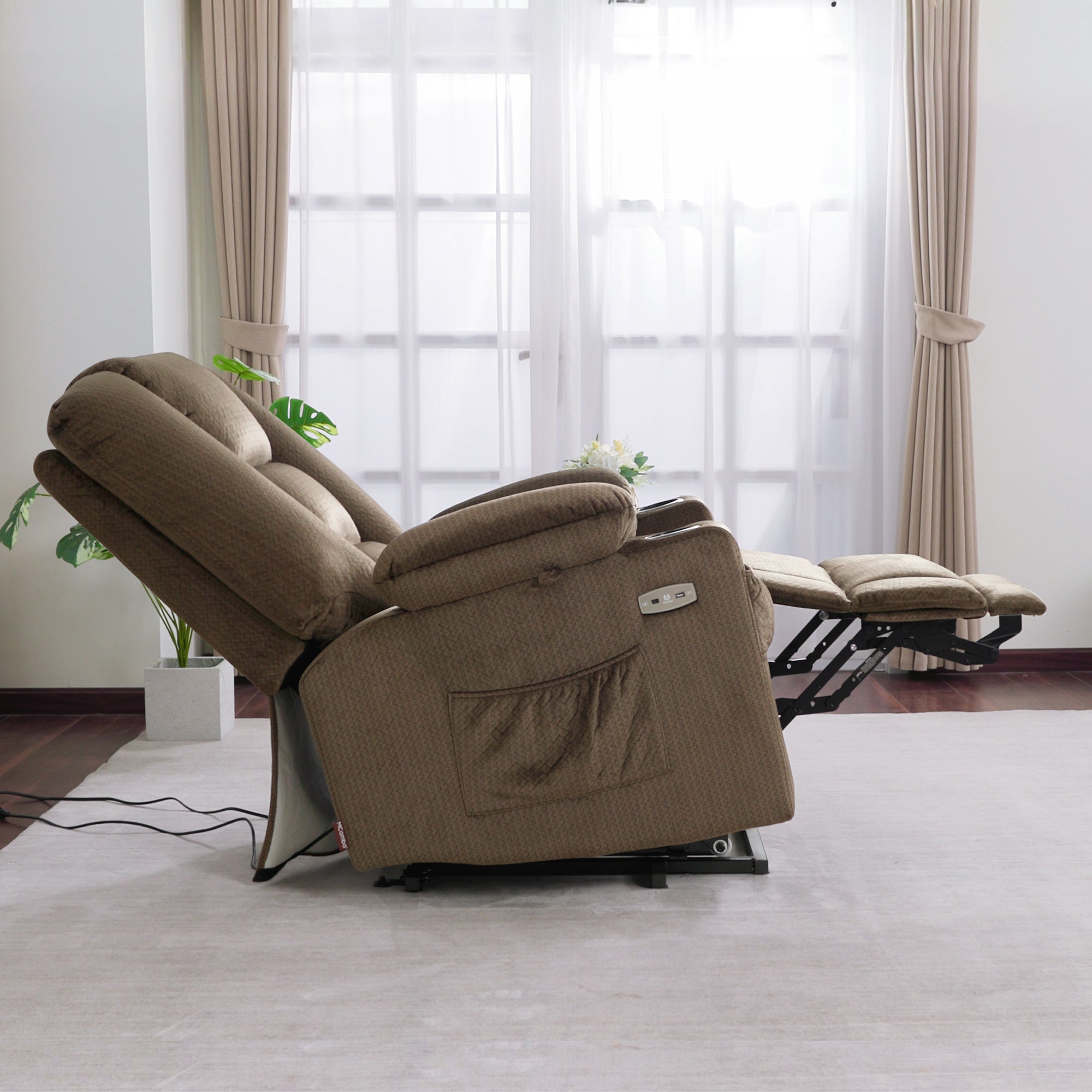 Power Lift Recliner Chair, Massage and Heat, Fabric 7549|R7541|R7561