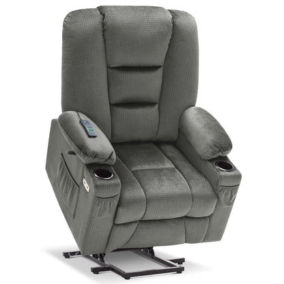 Power Lift Recliner Chair, Massage and Heat, Fabric 7549|R7541|R7561