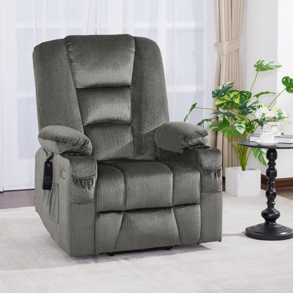Power Lift Recliner Chair, Massage and Heat, Fabric 7549|R7541|R7561