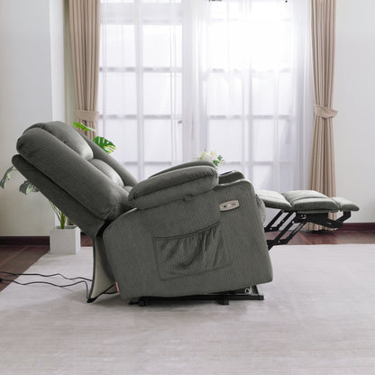 Power Lift Recliner Chair, Massage and Heat, Fabric 7549|R7541|R7561