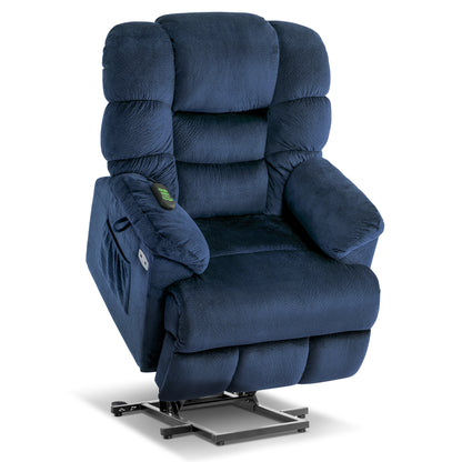 Power Lift Recliner Chair for Elderly, Dual Motor, Fabric 7630