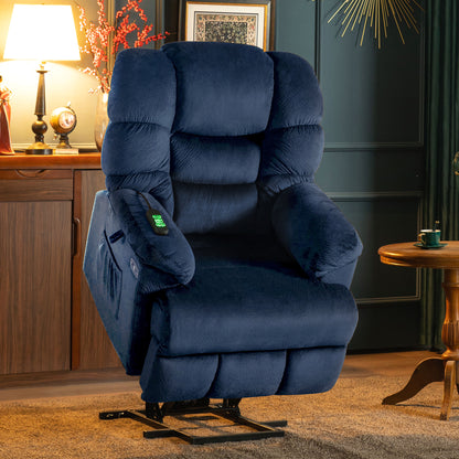 Power Lift Recliner Chair for Elderly, Dual Motor, Fabric 7630
