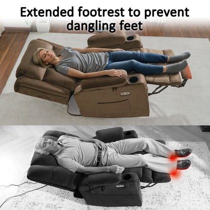 Power Lift Recliner Chair, Triple Motor, Massage and Heat, Fabric 7661|7662|7664