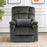 MCombo Large Dual Motor Power Lift Recliner Chair with Massage and Heat for Elderly Big and Tall People, Infinite Position, Home Button, Fabric 7680