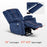 MCombo Large Dual Motor Power Lift Recliner Chair with Massage and Heat for Elderly Big and Tall People, Infinite Position, Home Button, Fabric 7680