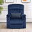 MCombo Large Dual Motor Power Lift Recliner Chair with Massage and Heat for Elderly Big and Tall People, Infinite Position, Home Button, Fabric 7680