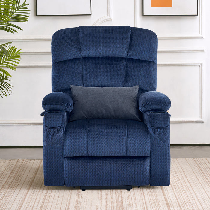 MCombo Dual Motor Power Lift Recliner Chair with Massage and Heat for