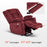 MCombo Large Dual Motor Power Lift Recliner Chair with Massage and Heat for Elderly Big and Tall People, Infinite Position, Home Button, Fabric 7680