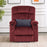 MCombo Large Dual Motor Power Lift Recliner Chair with Massage and Heat for Elderly Big and Tall People, Infinite Position, Home Button, Fabric 7680