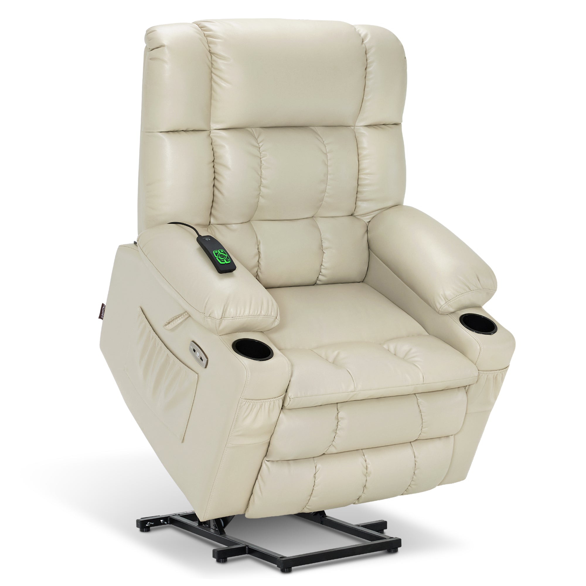 Power Lift Recliner Chair for Elderly, Dual Motor, Massage and Heat, Faux Leather 7890|7893|7896|R7891|R7897|R7894