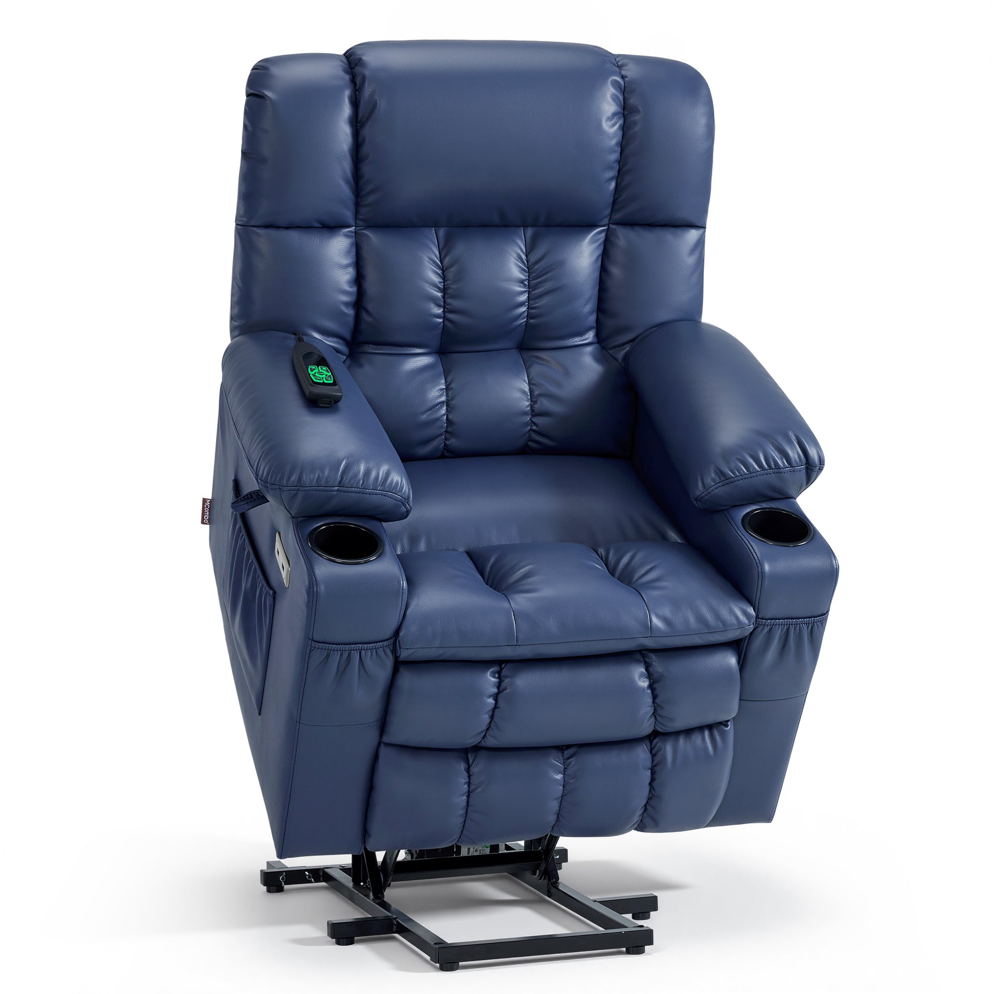 Dual Motor Power Lift Recliner Chair, Massage and Heat, Lay Flat for Sleeping, Faux Leather 7890|7893|7896|R7891|R7897|R7894