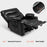 MCombo 25'' Large Power Recliner Chair, Electric Reclining with Massage, USB Port Breathable Leather Chair PR659