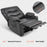 MCombo 25'' Large Power Recliner Chair, Electric Reclining with Massage, USB Port Faux Leather Chair PR659